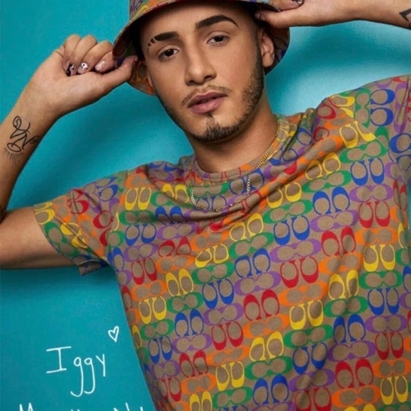 NWT Coach‎ Rainbow Signature Bucket Hat - Picture 2 of 2